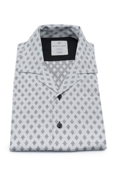 YARN014 | Yarn Dyed Shirts | Private Label Shirt Manufacturer | Turkey: % 100 Cotton - Jacquarded - Sport Shirt - Golf Shirt - Cuban Collar - Hawaii Collar - Short Sleeve